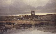 Thomas Girtin Kirkstall Abbey,Yorkshire-Evening (mk47) Spain oil painting artist